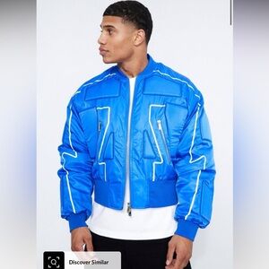 Blue Bomber Jacket